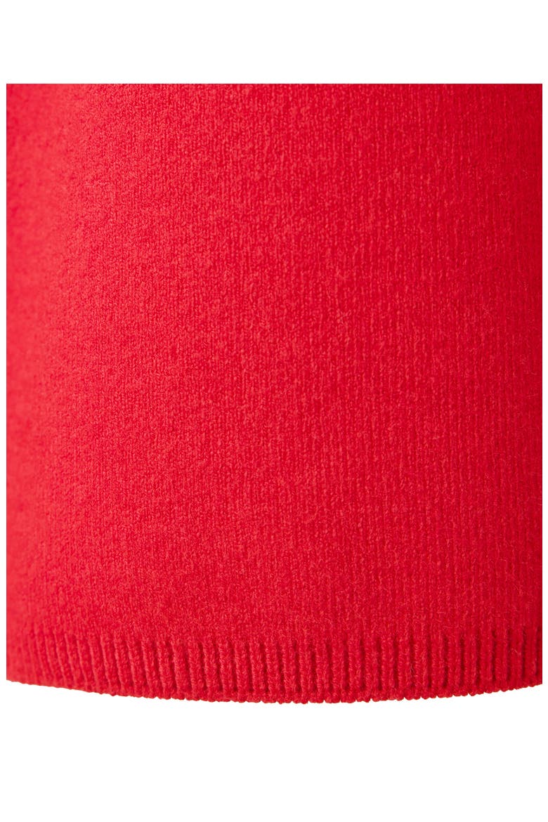 Mock Neck Sweater, Alternate, color, RED