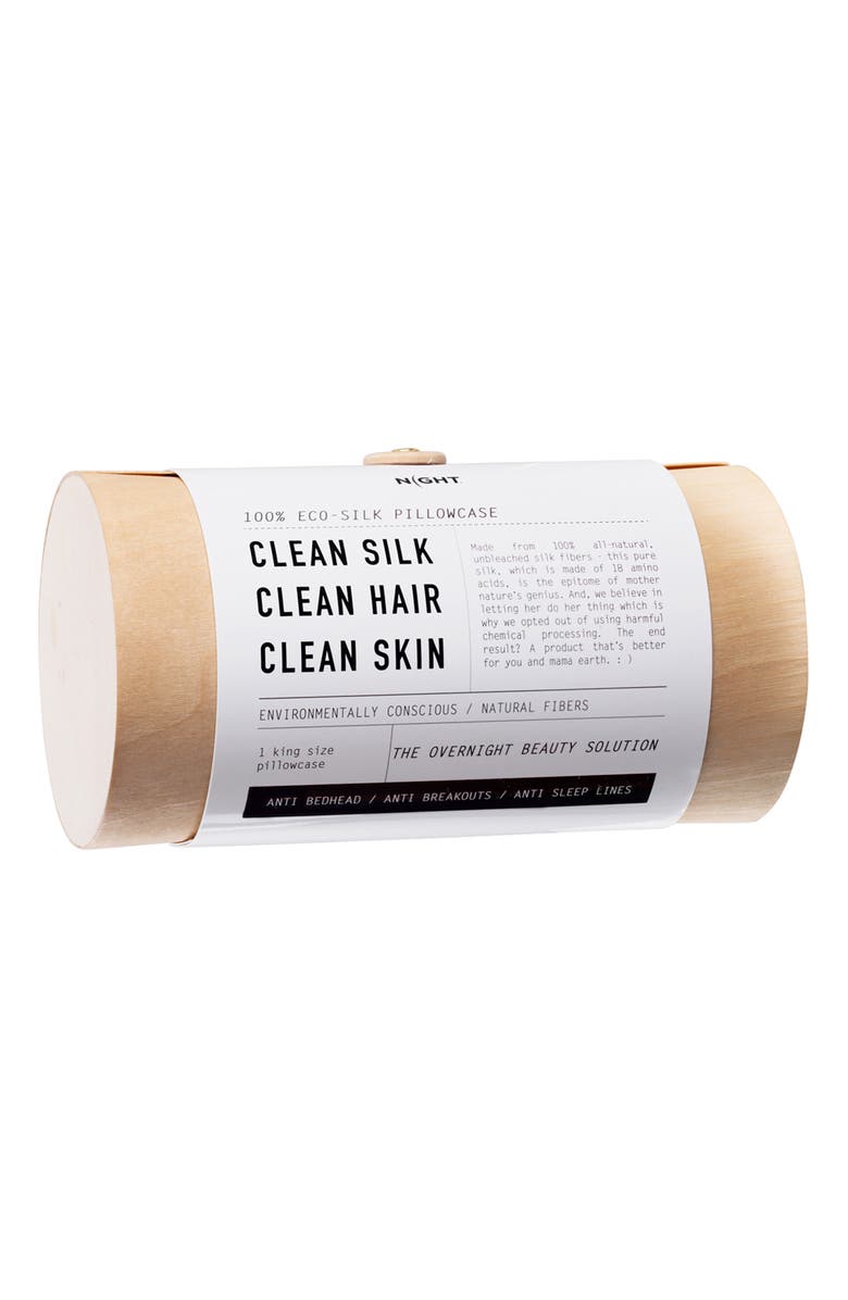 NIGHT Tri Silk Blend Pillowcase, Alternate, color,
