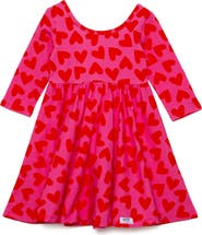 WORTHY THREADS Girls Printed Twirly Dress