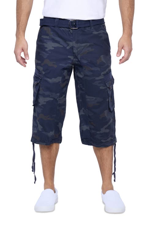 Belted Cargo Shorts