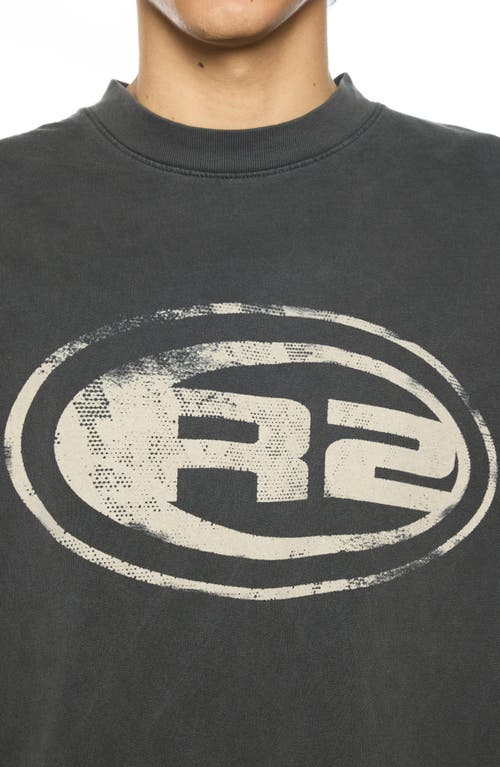 Shop Round Two R2 Emblem Graphic T-shirt In Vintage Black