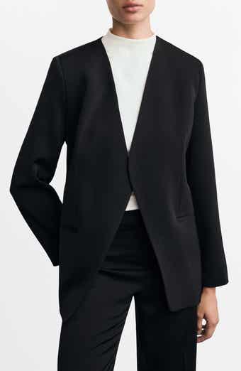 MANGO Double Breasted Suit Jacket