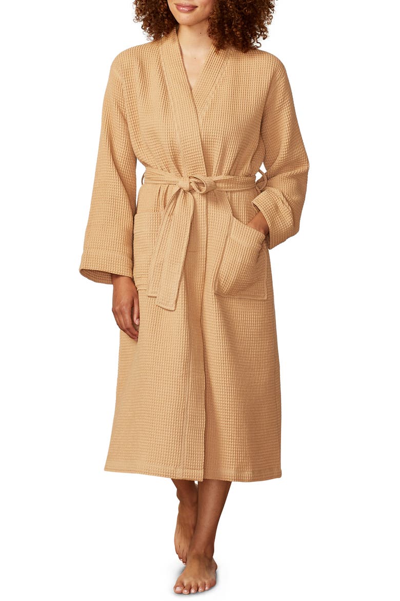 Gender Inclusive Waffle Weave Organic Cotton Robe, Main, color, COYUCHI COTTON