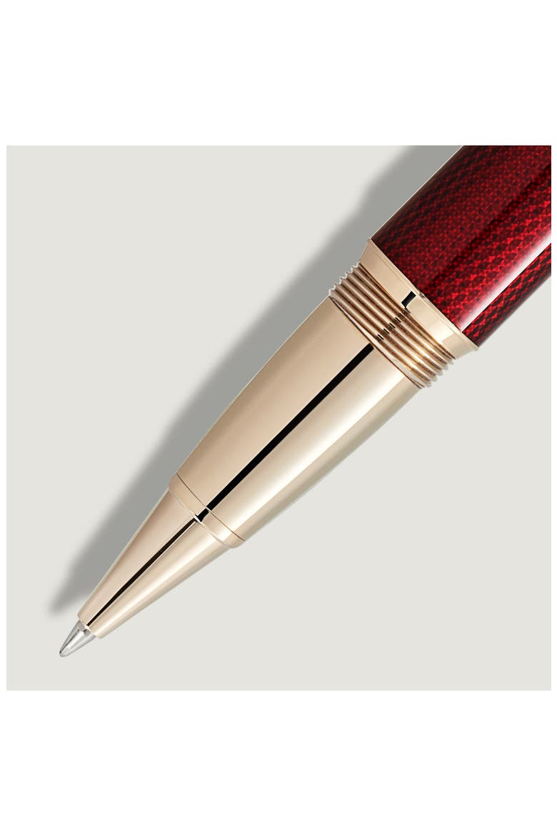 Meisterstück Solitaire Golden Hour Rollerball Pen, Alternate, color, BURGUNDY
