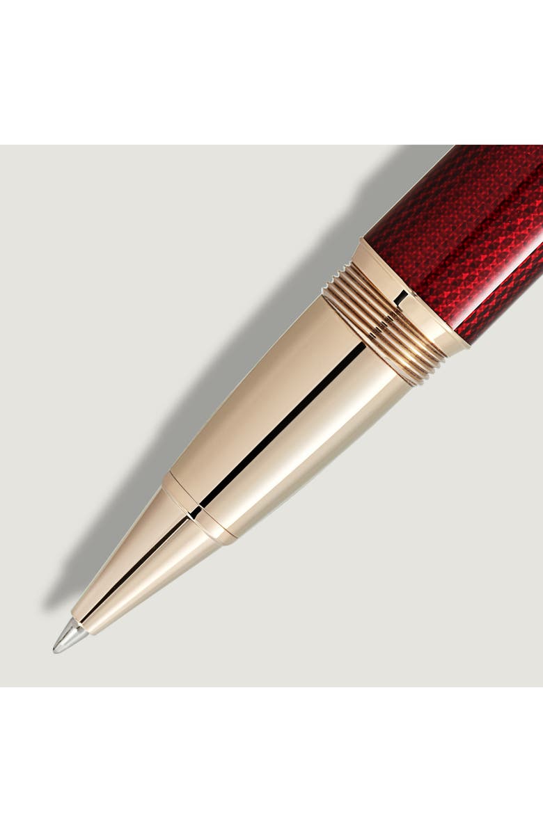 Montblanc Meisterstück Solitaire Golden Hour Rollerball Pen, Alternate, color, Burgundy
