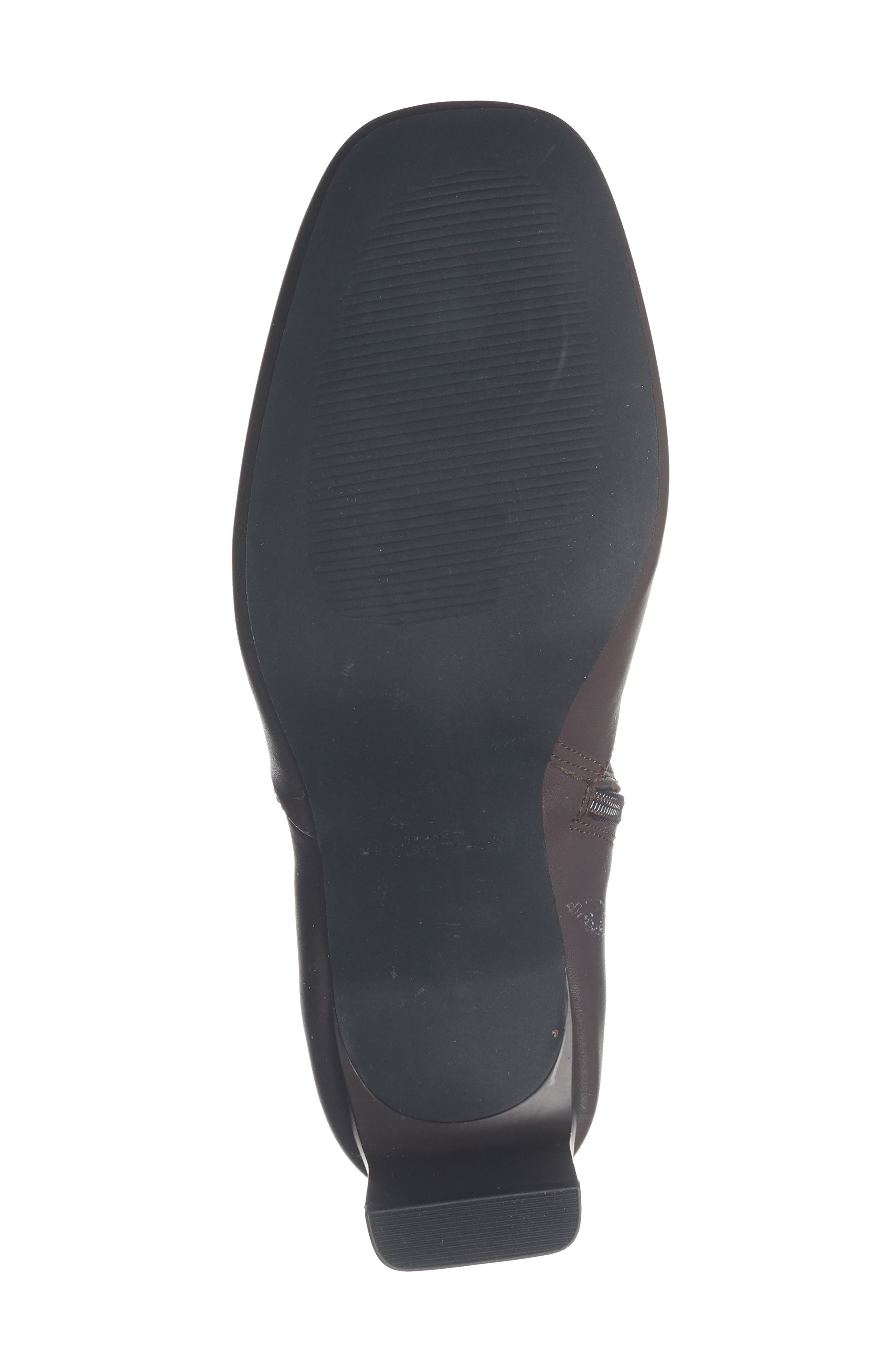 Kurt Geiger London Chelsea Square Toe Bootie, Alternate, color, Dark Brown