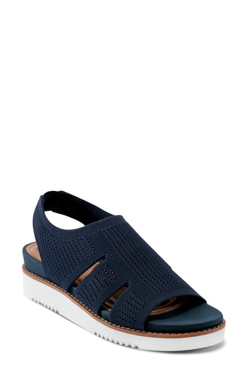 Easy Spirit Women's Winslow Lightweight Flat Slingback Sandals In Blue