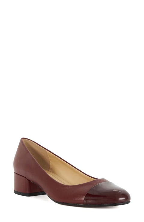Bracket Cap Toe Pump (Women)