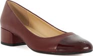 Dune London Bracket Cap Toe Pump