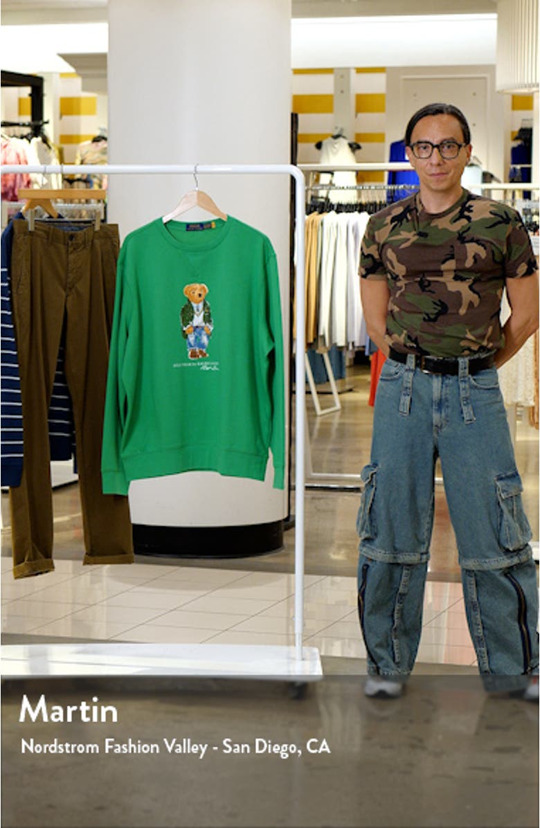 Polo Bear Graphic Sweatshirt, sales video thumbnail