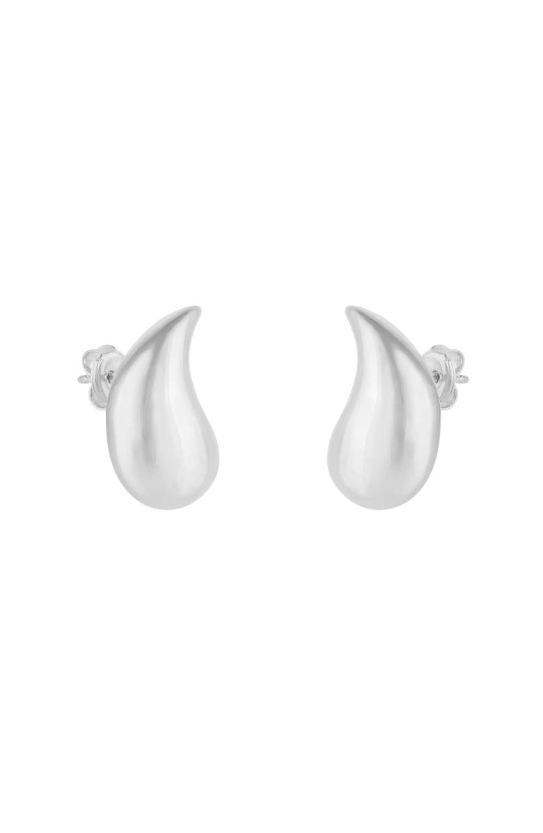 Spero London Pear Teardrop Earrings in Sterling Silver, Main, color, Silver