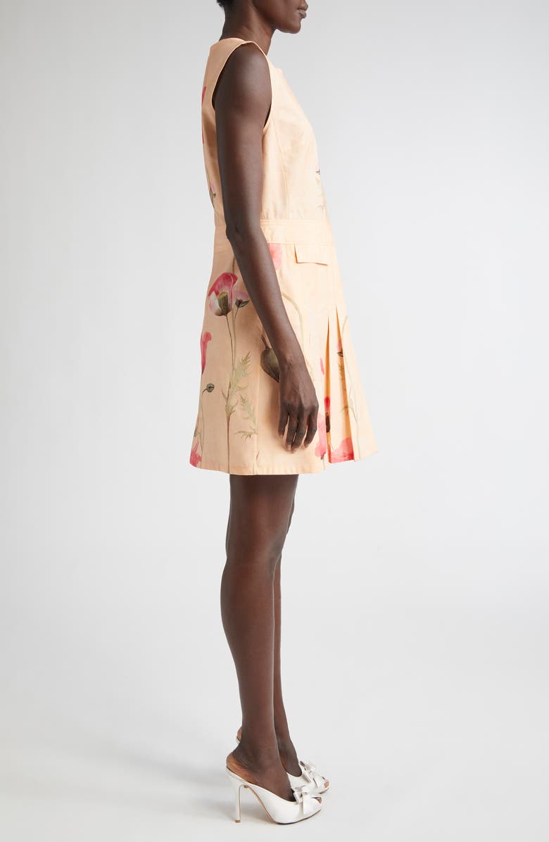Giambattista Valli Poppy Print Cotton Poplin Dress, Alternate, color, Poppies Popeline Print