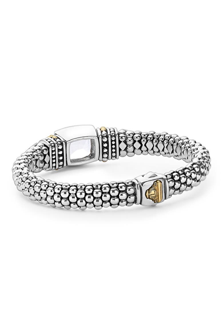 Rittenhouse Semiprecious Stone Bracelet, Alternate, color, WHITE TOPAZ