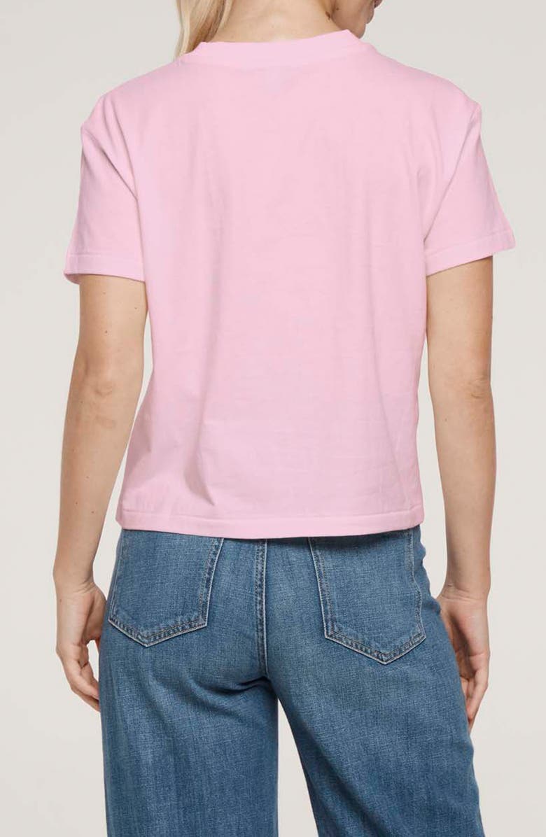 Wildfox Jaime Prosecc Ho Ho Ho Graphic T-Shirt, Alternate, color, Lilac Snow