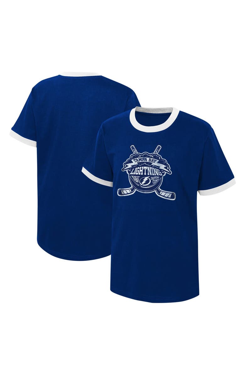 Outerstuff Youth Blue Tampa Bay Lightning Ice City T-Shirt, Main, color, Blue