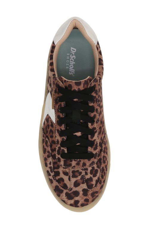 Shop Dr. Scholl's Time Off Win Low Top Sneaker In Brownblack