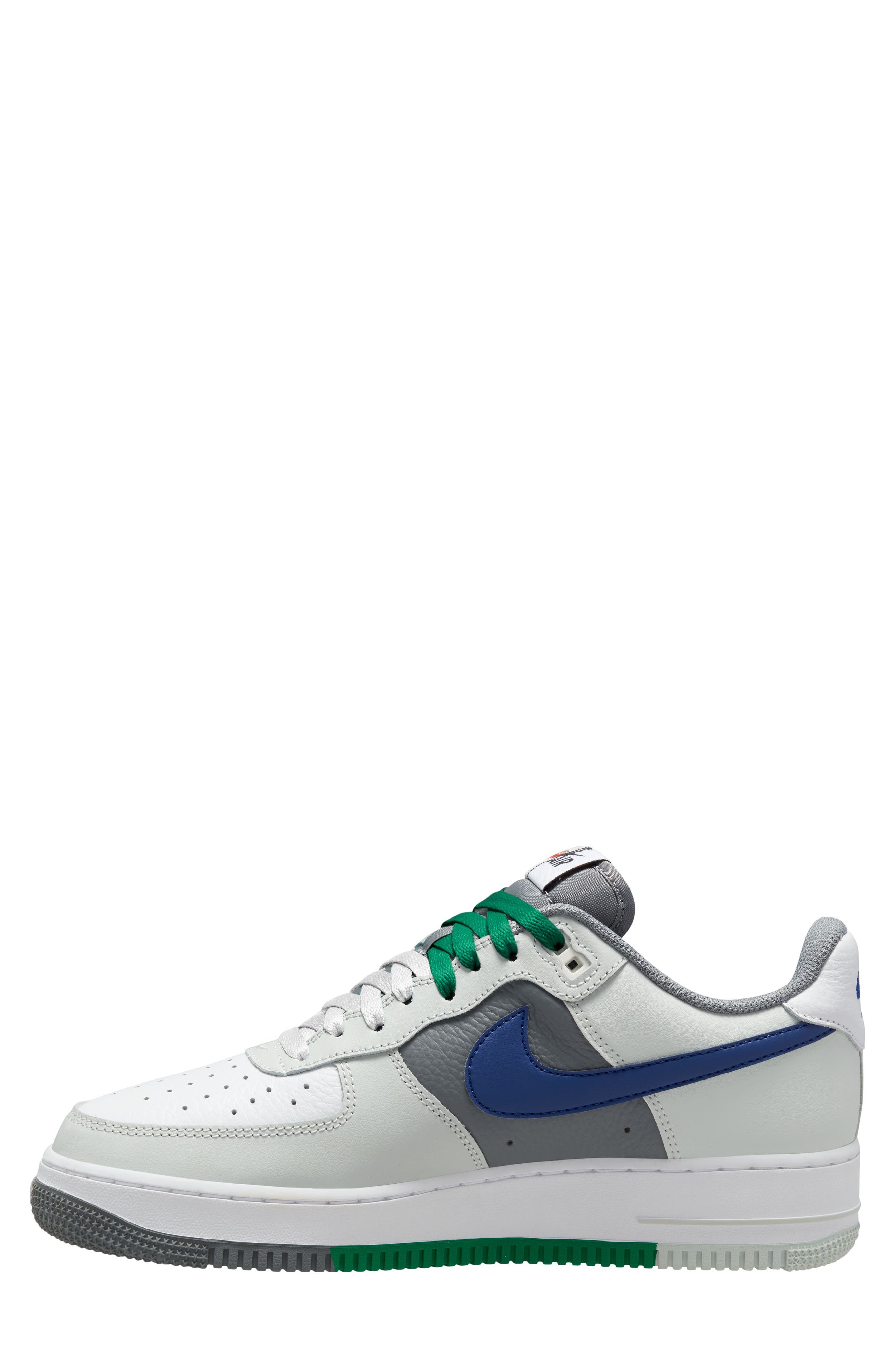 Nike Air Force 1 '07 LV8 Sneaker, Alternate, color, Silver/ Royal Blue/ White