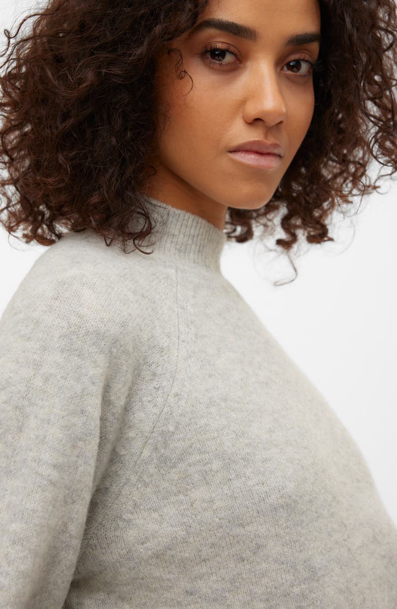 VERO MODA Leaf Mock Neck Sweater, Alternate, color, 