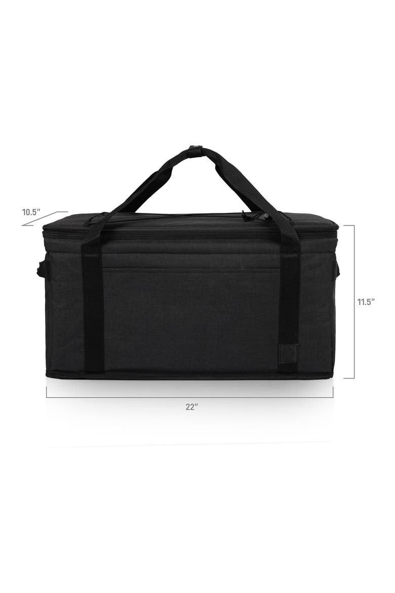 Collapsible Cooler Tote, Alternate, color, BLACK
