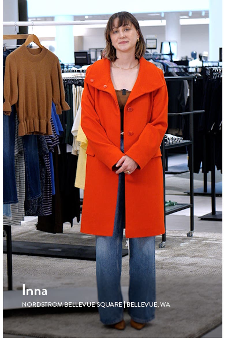 Dusty Longline Wool Coat video