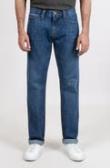 BRISK Slim Straight Selvedge Stud Jeans