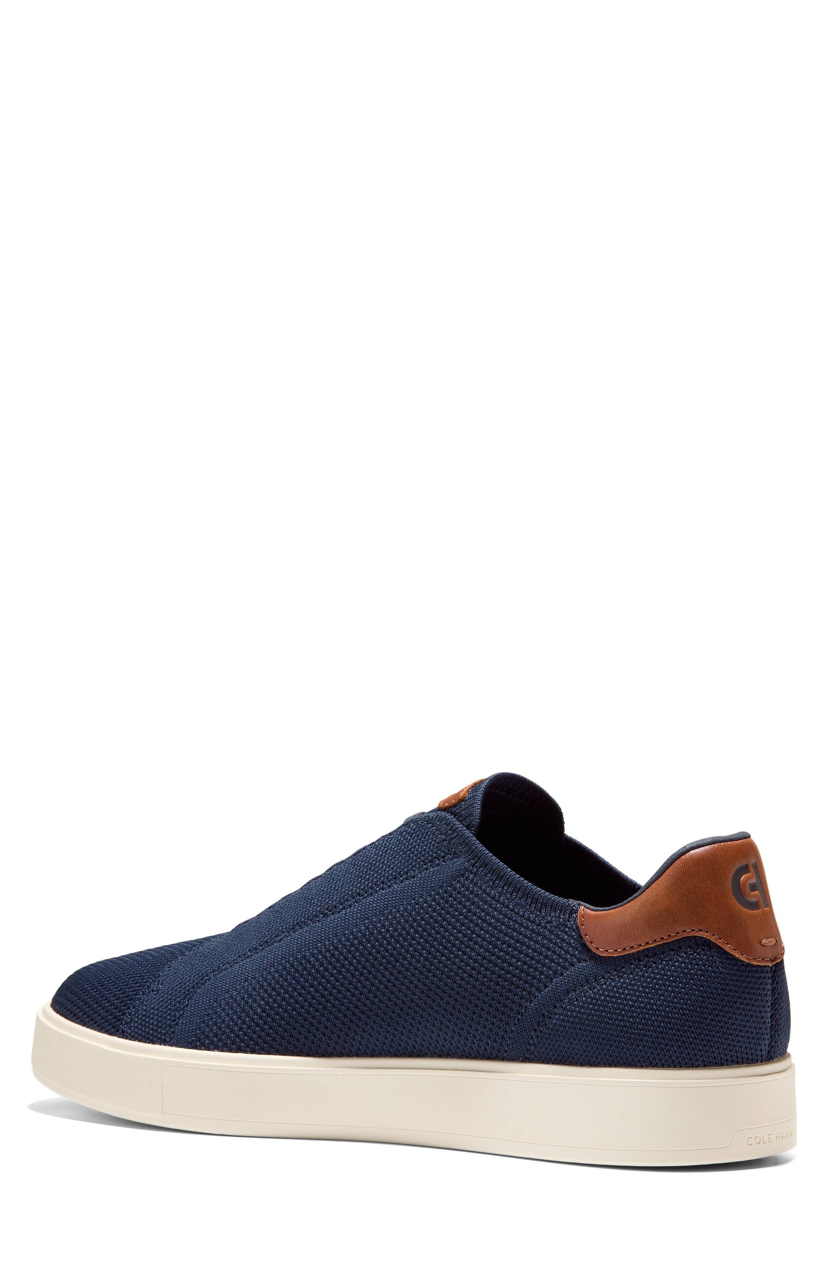 GrandPro Luxe Slip-On Stitchlite™ Knit Sneaker, Alternate, color, NAVY BLAZER/ BRITISH TAN