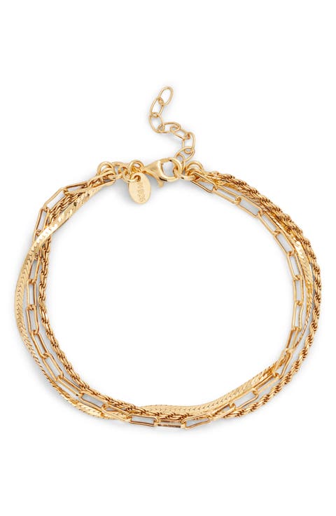 Triple Chain Bracelet