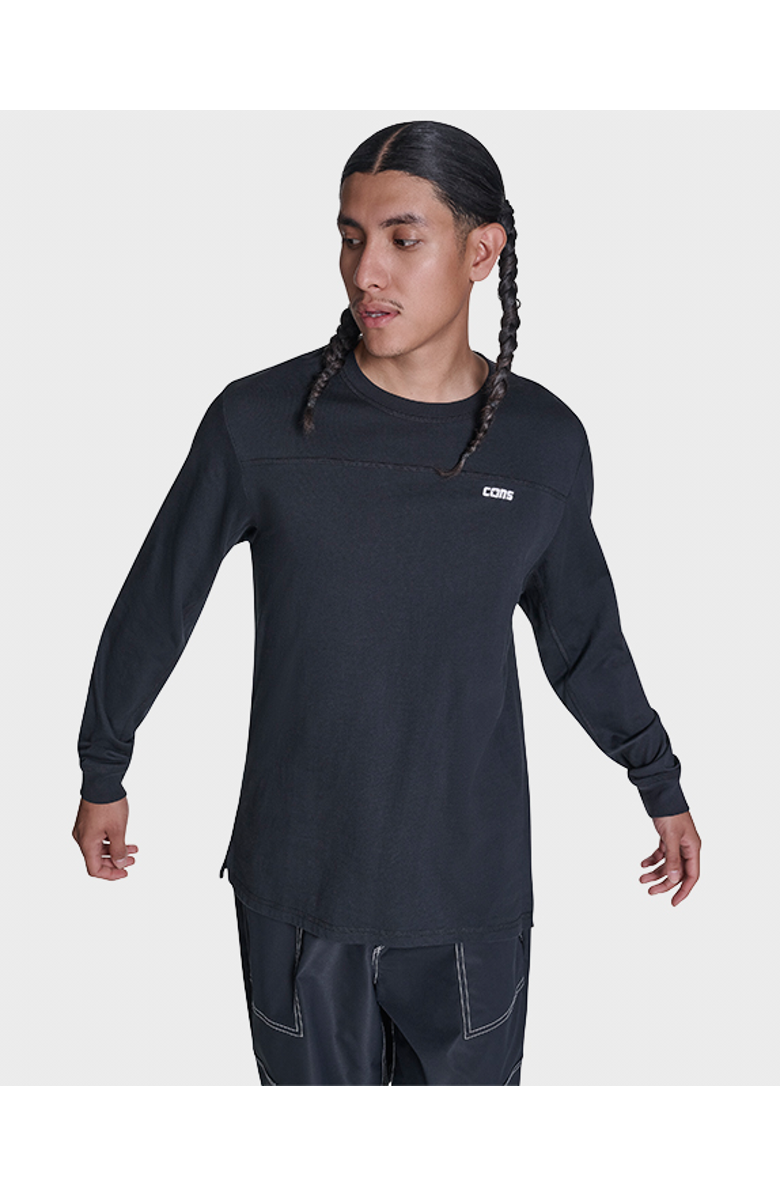 Converse Cons Long Sleeve Tee, Main, color, Converse Black
