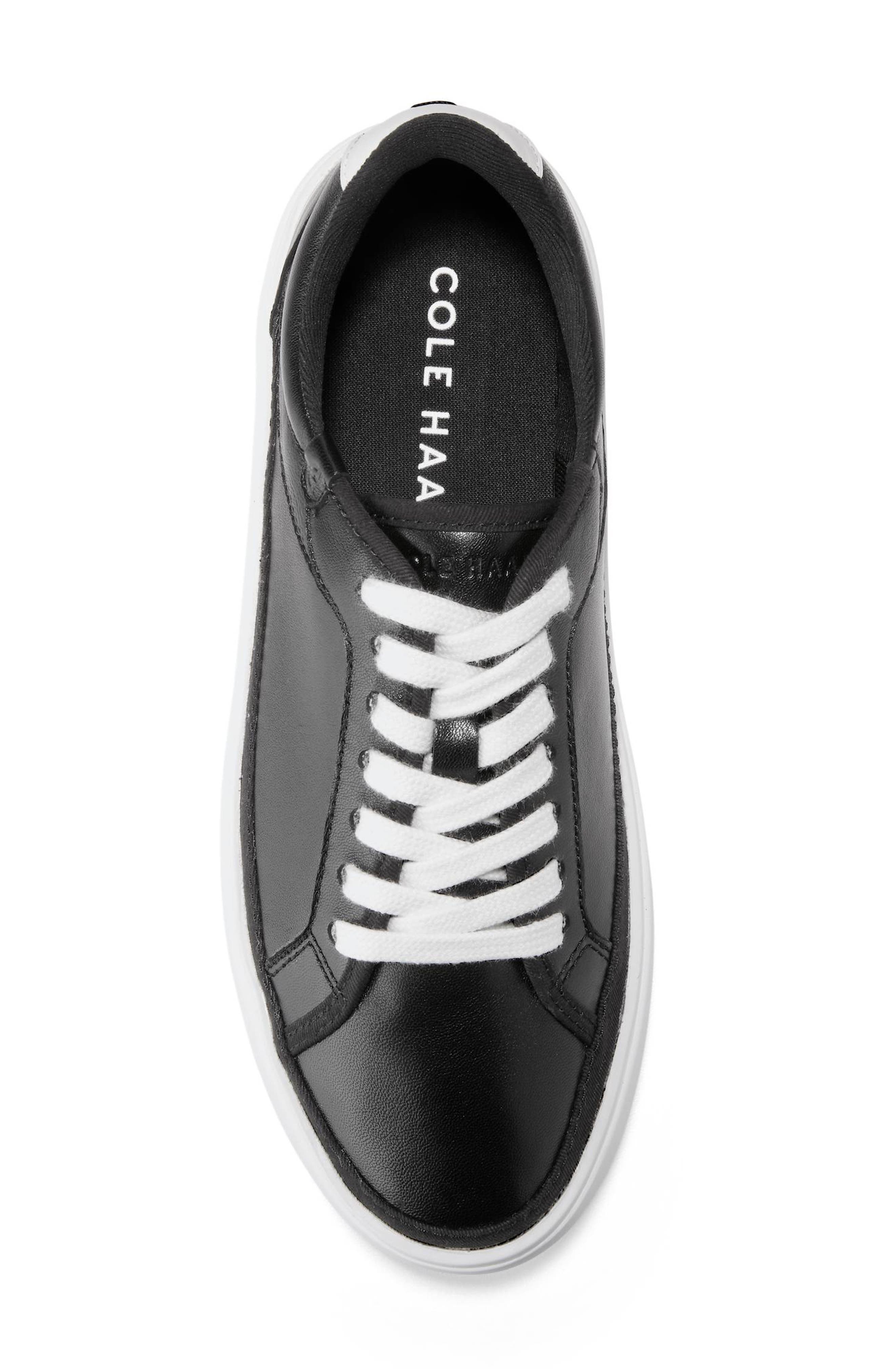 Grand Crosscourt Rydell Sneaker, Alternate, color, BLACK LEATHER