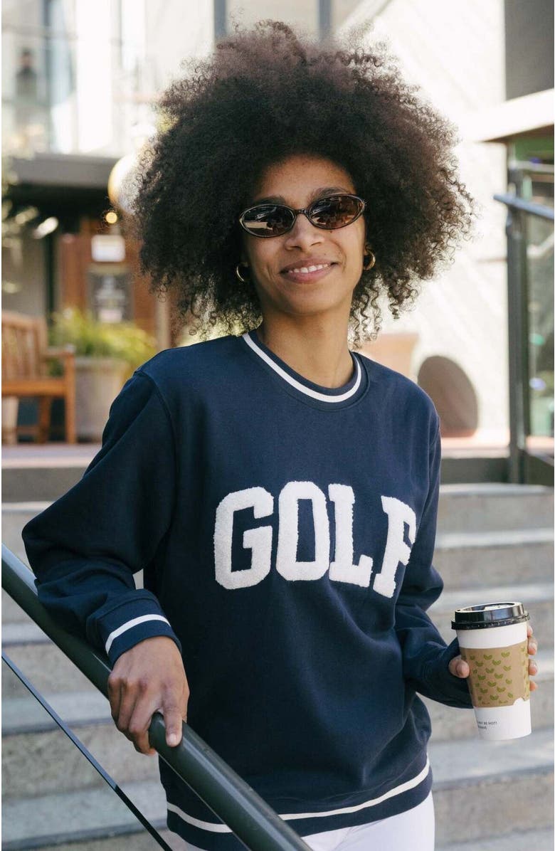 Ellsworth + Ivey Elle Sweatshirt - Collegiate Golf, Alternate, color, Navy