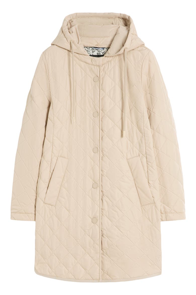 Derio Quilted Jacket with Removable Hood, Alternate, color, SAND
