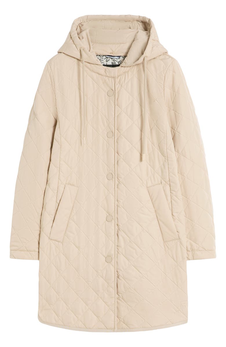 Weekend Max Mara Derio Quilted Jacket with Removable Hood, Alternate, color, Sand