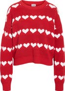 Noisy may Blitzen Heart Sweater