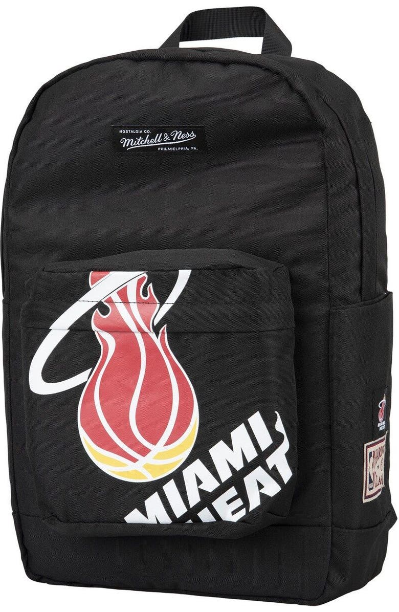 Mitchell & Ness Miami Heat Hardwood Classics Backpack, Main, color,