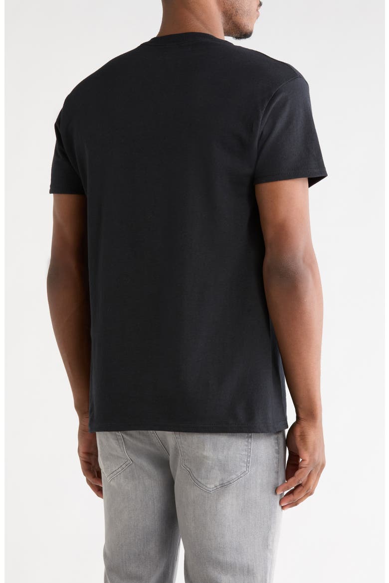 Roll The Dice Embroidery T-Shirt, Alternate, color, BLACK