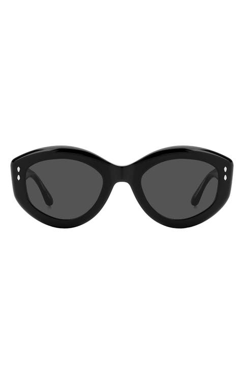 52mm Round Sunglasses