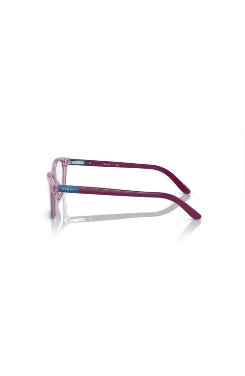 Vogue Eyewear 47mm Square Optical Glasses In Pink