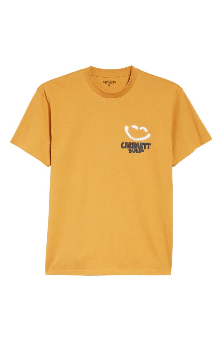 Carhartt Work In Progress Happy Script Organic Cotton Graphic Tee, Alternate, color, 