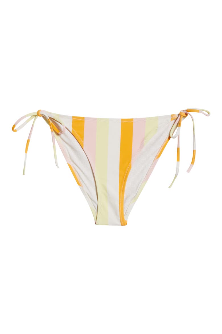 The Iris Side Tie Bikini Bottoms, Alternate, color, SOLEIL STRIPE