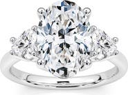 Bliss Diamond Certified 2 3/4Ct Oval & Heart Shape Diamond Engagement Ring Lab Grown 14k Gold