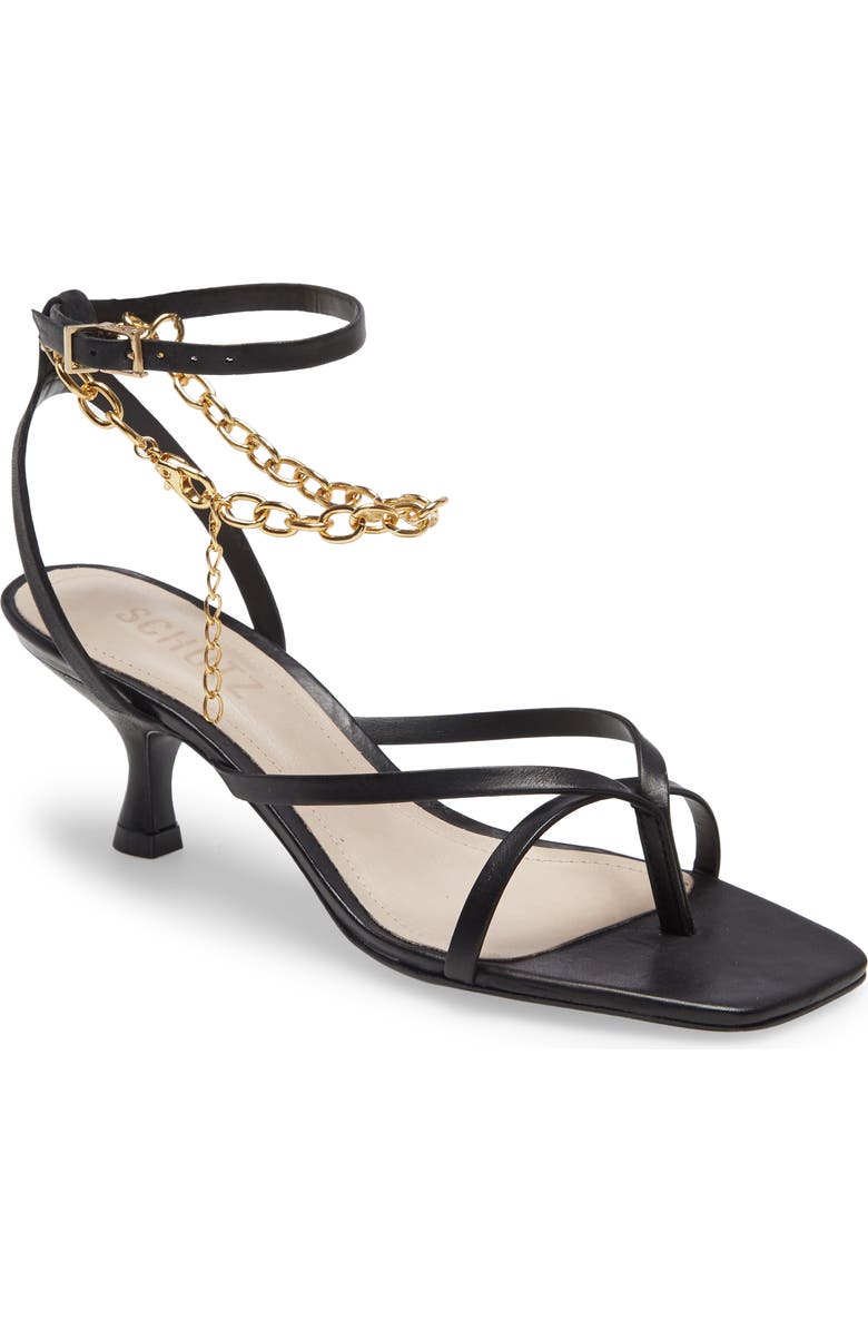 Schutz Sanny Ankle Strap Sandal, Main, color,