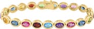 EFFY Gold Plated Sterling Silver Multi Stone Bracelet