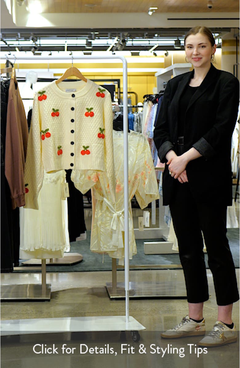 Trudie Cherry Cardigan, sales video thumbnail