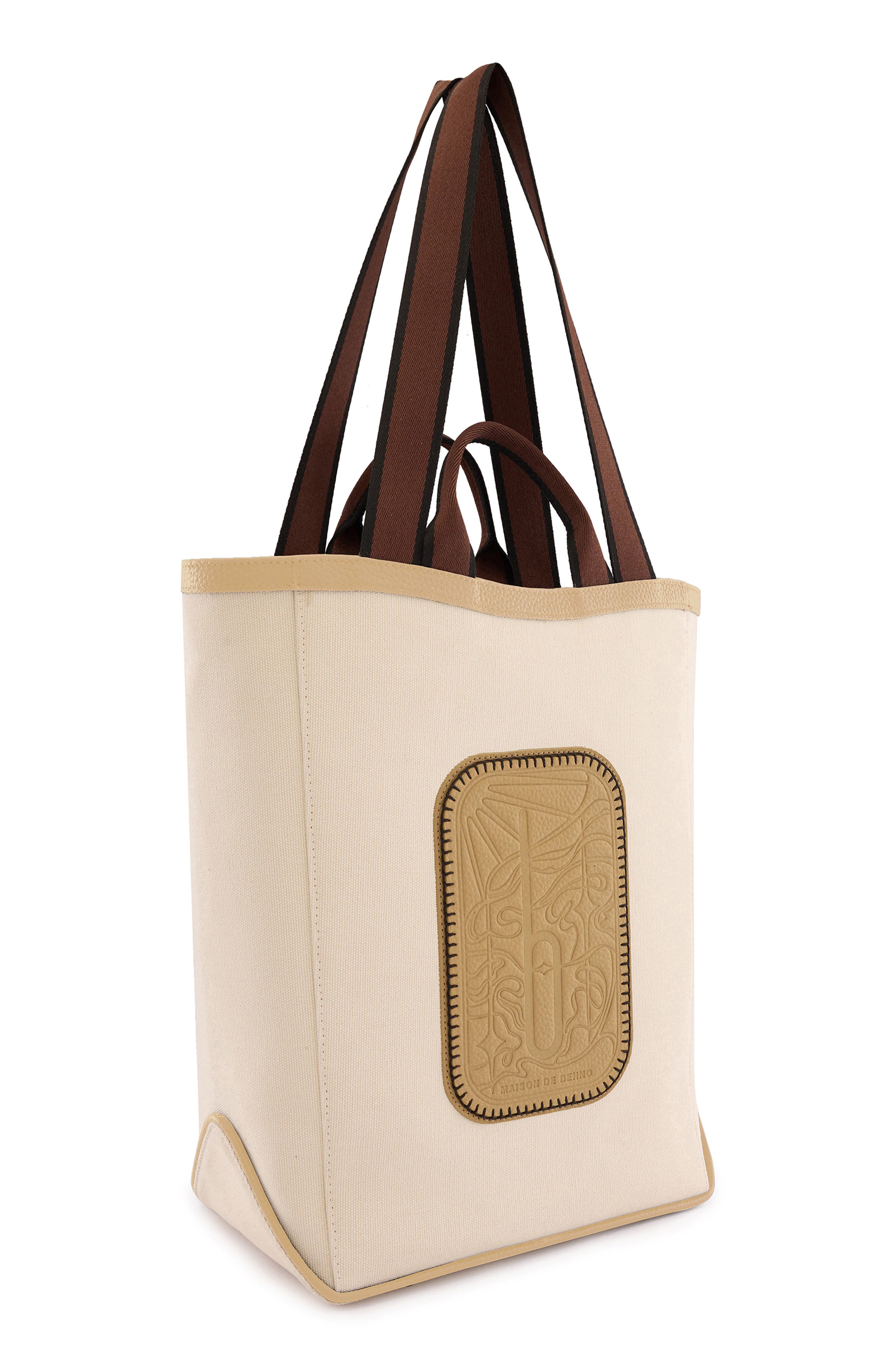 Maison Canvas Tote, Alternate, color, SAND/ BISQUE