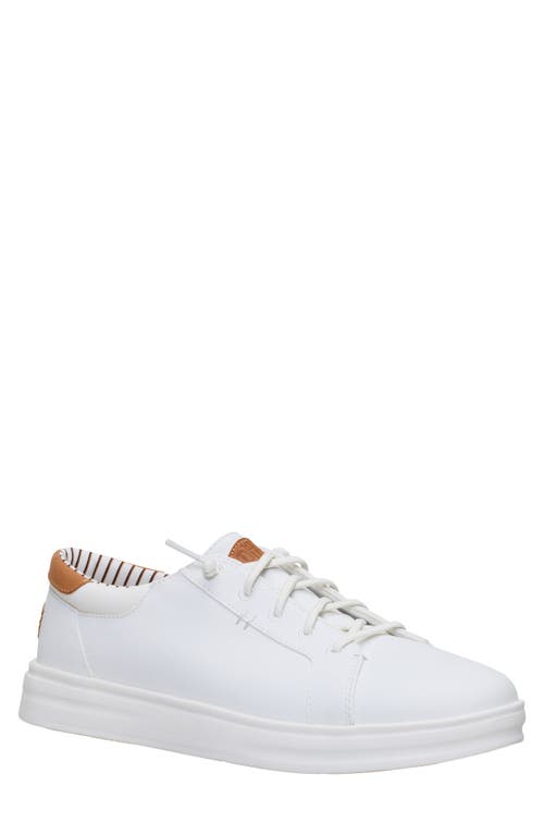 Hey Dude Paul Pro Low Top Slip-on Sneaker In White