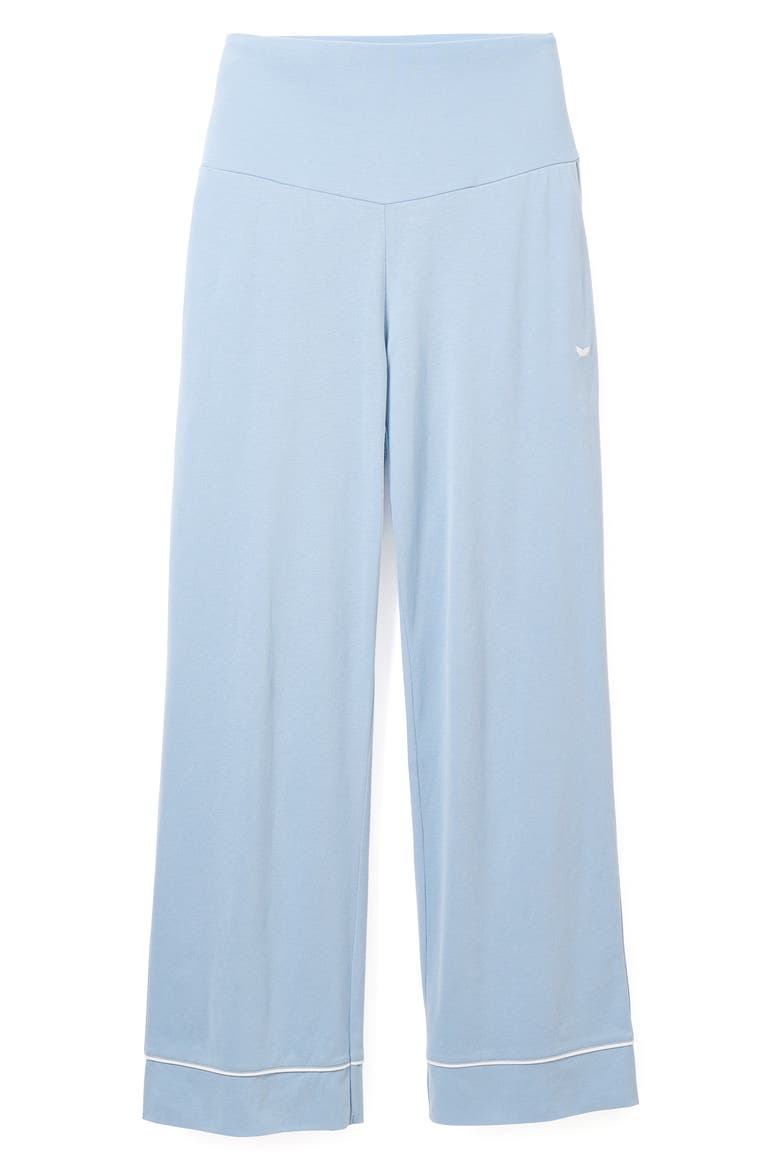 Luxe Pima Cotton Maternity Pants, Main, color, PERIWINKLE