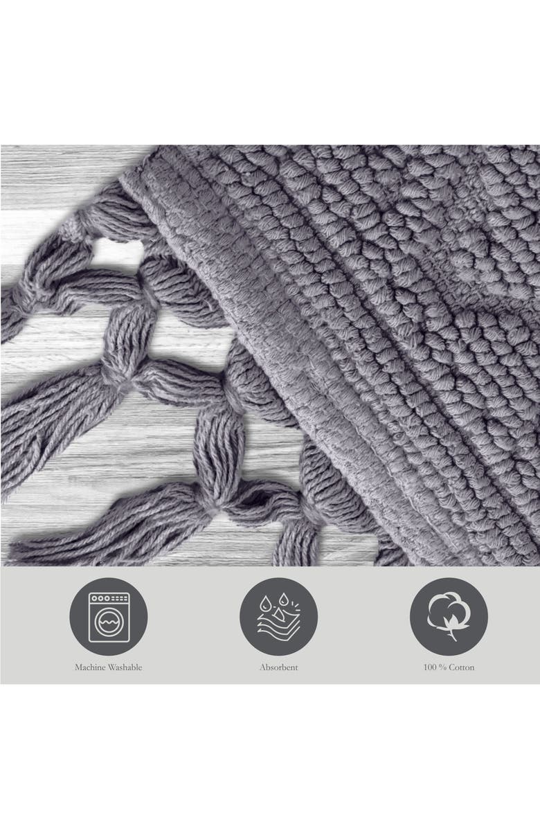 Jean Pierre New York Ricardo 2-Piece Bath Mat Set, Alternate, color, Dark Gray