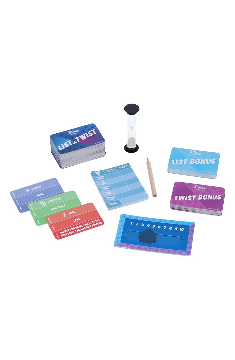 Ridley's Games List or Twist Board Game, Alternate, color, Multi