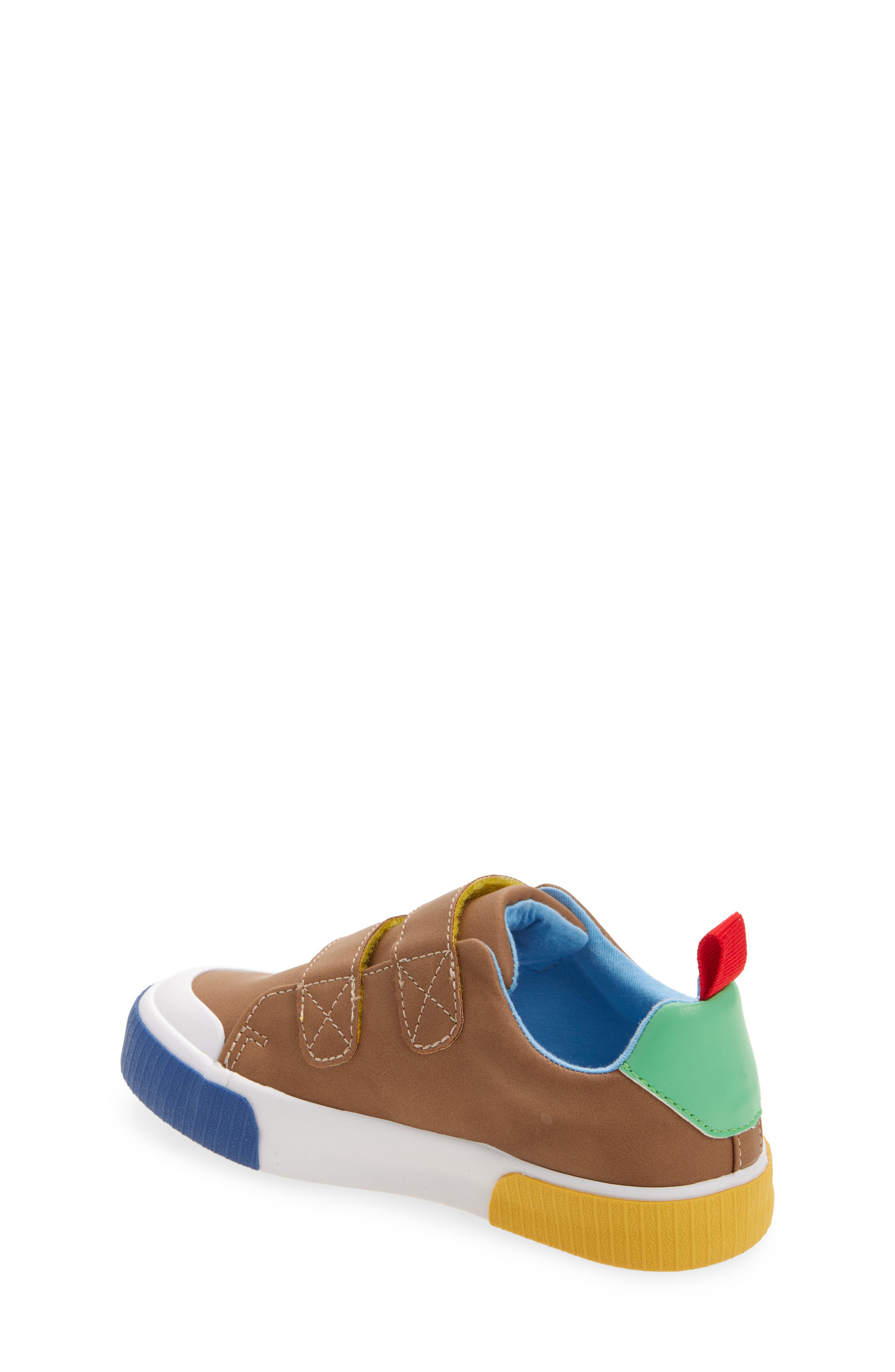 Harper Canyon Kids' Stevie Colorblock Sneaker, Alternate, color, Brown Multi