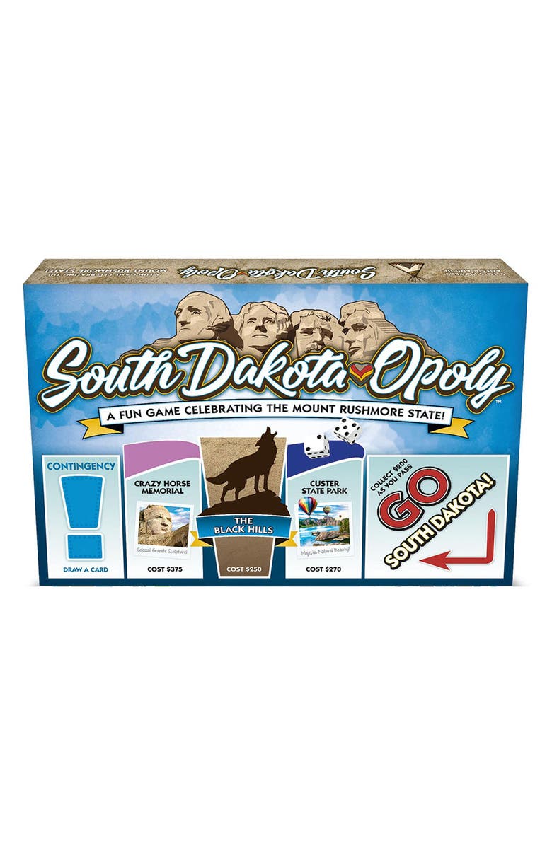 Late for the Sky South Dakotaopoly Monopoly Board Game, Alternate, color, Multicolored